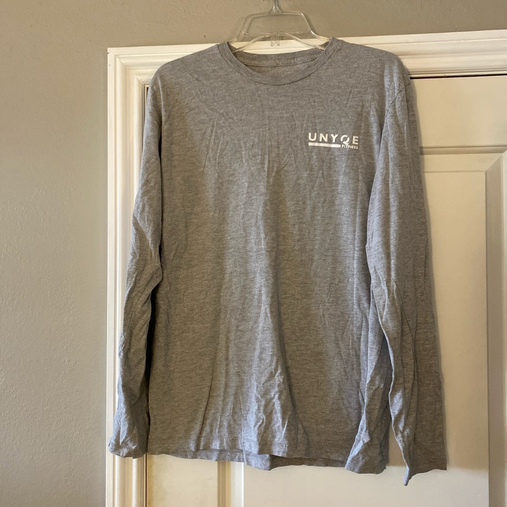 Gray Men's Long Sleeve Shirt